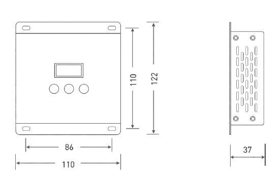 5A * 5 ช่องสัญญาณ RGBWY LED Controller เอาต์พุตแรงดันไฟฟ้าคงที่ตัวถอดรหัส DMX 4