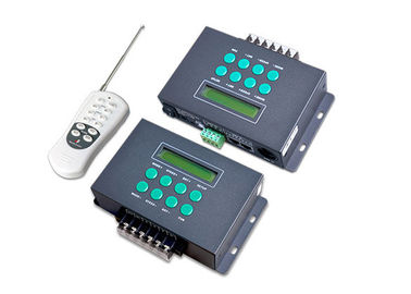 12-24VDC 8A / CH 3CH LED RGB / DMX / RDM คอนโทรลเลอร์พร้อมรีโมทคอนโทรล RF