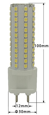 85 - 265V 10W 1000LM G12 LED Corn Cob Light เพื่อแทนที่ 70W / 150W CDMT Lamp 0