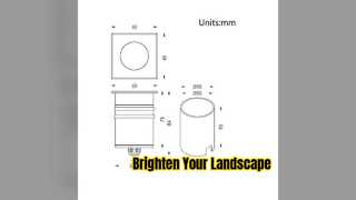 ไฟกราวด์ LED COMI 6W IP67 ระบบไฟทางสถาปัตยกรรม