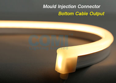 F21A สีเดียว 5050 ไฟ LED Neon Flex Rope 14.4W / M IP68 สำหรับการตกแต่งโครงร่างกลางแจ้ง