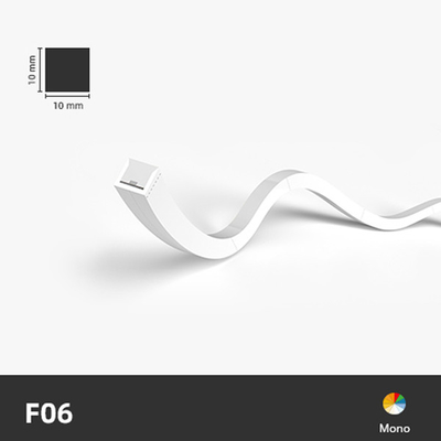 IP68 เรต 10x10mm ขนาดเล็ก LED Neon Flex ด้วยการออกแบบด้านบนและอายุการใช้งานยาว